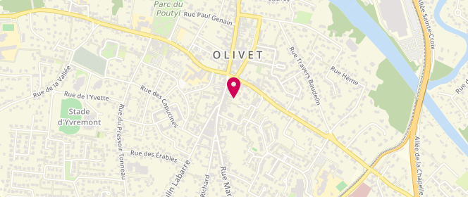 Plan de Le Fournil d'Olivet, 467 Rue Marcel Belot, 45160 Olivet