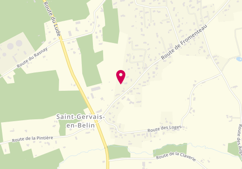 Plan de Moulin Neuf, 24 Route du Buron Moulin 9, 72220 Saint-Gervais-en-Belin