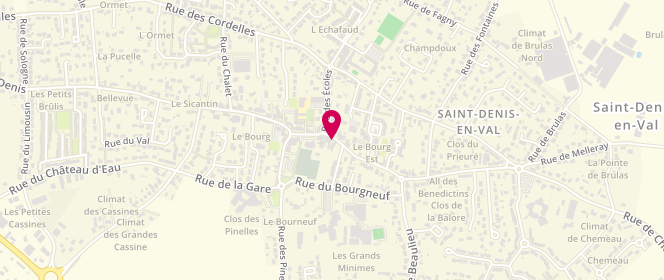 Plan de Les Delphins, 40 Rue de Melleray, 45560 Saint-Denis-en-Val