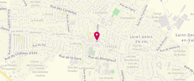 Plan de Aux Delices d'Annie, 14 Rue Ecoles, 45560 Saint-Denis-en-Val