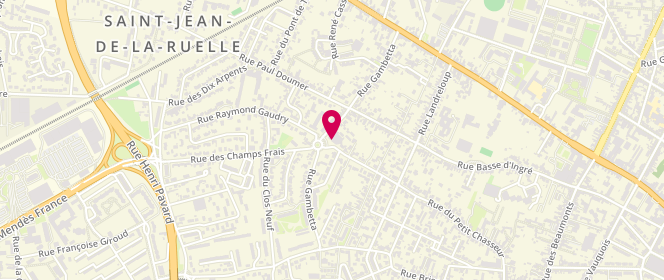 Plan de Carré blanc, 126 Rue du Petit Chasseur, 45140 Saint-Jean-de-la-Ruelle