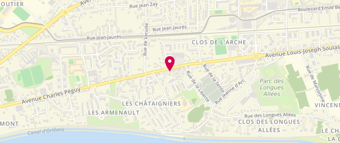 Plan de L'Atelier Papilles, 16 avenue Louis Joseph Soulas, 45800 Saint-Jean-de-Braye