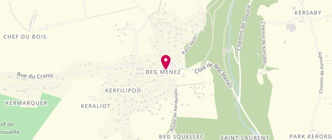 Plan de Le Fournil du Menez, 2 Route de la Plage, 29940 La Forêt-Fouesnant