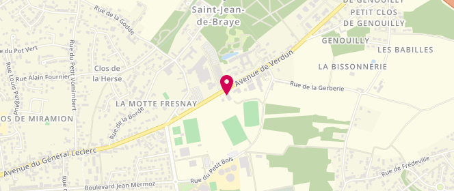 Plan de L'Atelier des Papilles, 44 avenue de Verdun, 45800 Saint-Jean-de-Braye