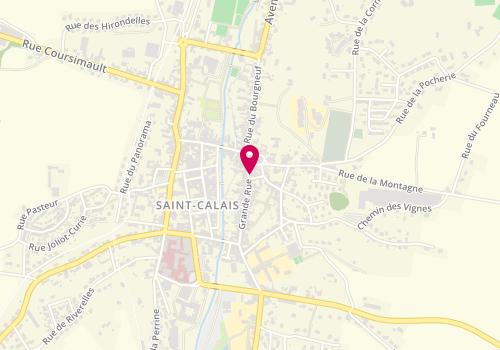 Plan de EI SIMON Rodolphe, 8 Grande Rue, 72120 Saint-Calais
