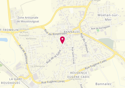 Plan de Boulangerie T&M, 30 Rue de la Gare, 29380 Bannalec