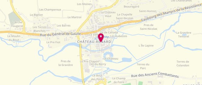 Plan de Boulangerie Petel, 69 Rue Aristide Briand, 45220 Château-Renard