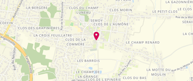 Plan de Boulangerie Sandrine et patrice, 32 Place Francois Mitterrand, 45400 Semoy
