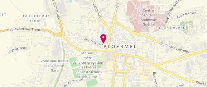 Plan de Le Grenier à Pain Ploërmel, 10 Rue de la Gare, 56800 Ploërmel