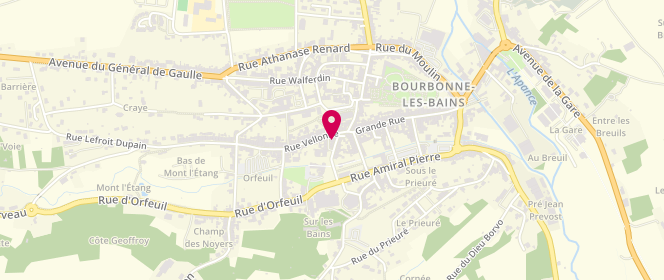 Plan de Le Fournil des Thermes, 4 Rue des Bains, 52400 Bourbonne-les-Bains