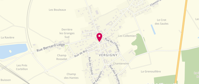 Plan de Le Fournil de Curgy, 7 Rue Bruyères, 89600 Vergigny