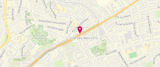 Plan de Les délices des Maillets, 203 Rue des Maillets, 72000 Le Mans