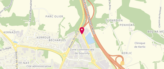 Plan de La Boulangerie du Stangala, 179 Route de Brest, 29000 Quimper
