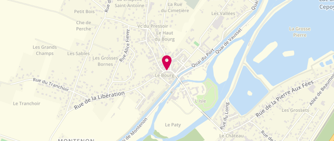 Plan de Au Fournil du Saint Loup, 11 place Saint-Loup, 45120 Cepoy