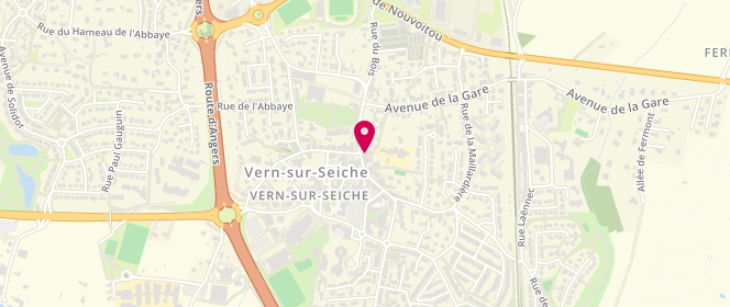 Plan de La Mie de Vern, 1 Rue de Châteaubriant, 35770 Vern-sur-Seiche