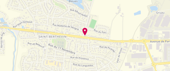 Plan de Berth et Pain, 49 avenue General Charles de Gaulle, 53940 Saint-Berthevin