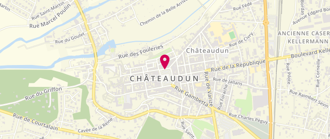 Plan de Boulangerie Torfs, 33 Place du 18 Octobre, 28200 Châteaudun