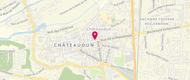 Plan de Tartines et Gourmandises, 46 Rue de la République, 28200 Châteaudun