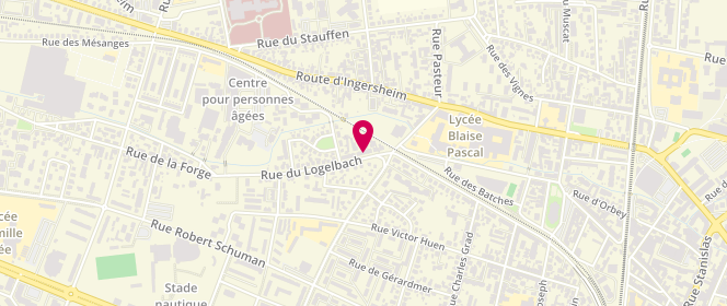 Plan de Boulangerie Wilson, 90 Rue du Logelbach, 68000 Colmar