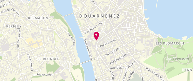 Plan de La Boulangerie du Kreisker, 32 Rue Duguay Trouin, 29100 Douarnenez