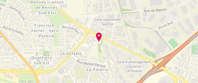Plan de Respire Poterie, 242 Rue de Châteaugiron, 35200 Rennes