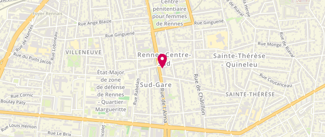 Plan de Boulangerie Pasquier, 82 Boulevard Jacques Cartier, 35000 Rennes