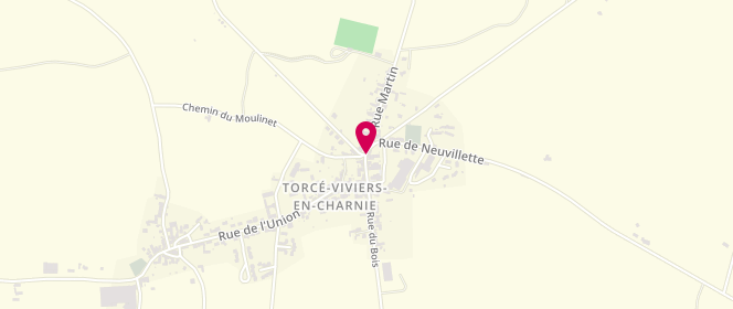 Plan de ROUILLON Arnaud, 10 Rue de la Mairie, 53270 Torcé-Viviers-en-Charnie