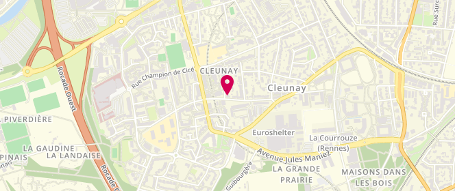 Plan de L'Instant Gourmand, 32 Rue Jules Lallemand, 35000 Rennes