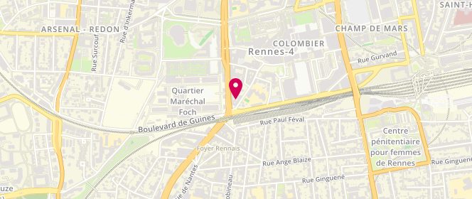 Plan de SARL Chez Maxime, 30 Rue du Dr Francis Joly, 35000 Rennes