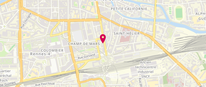 Plan de Le Fournil de Brocéliande, 24 avenue Jean Janvier, 35000 Rennes