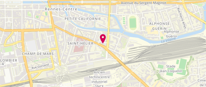 Plan de L'Hélier du Pain, 77 Rue Saint-Hélier, 35000 Rennes