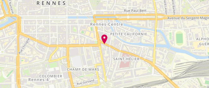 Plan de Cozic, 10 Rue Saint Hélier, 35000 Rennes