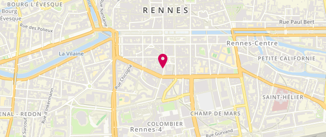 Plan de Le Fournil des Halles, 24 Rue de Nemours, 35000 Rennes