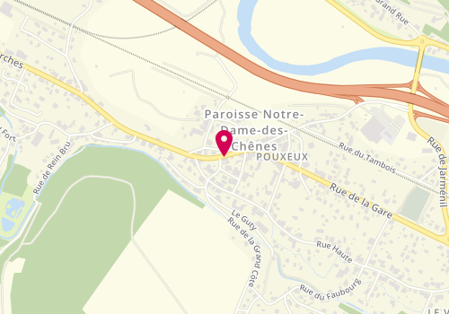 Plan de Les Moulins de Séverine, 65 Rue Arches, 88550 Pouxeux