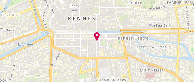 Plan de L'Artisan du Pain, 7 Rue Maréchal Joffre, 35000 Rennes