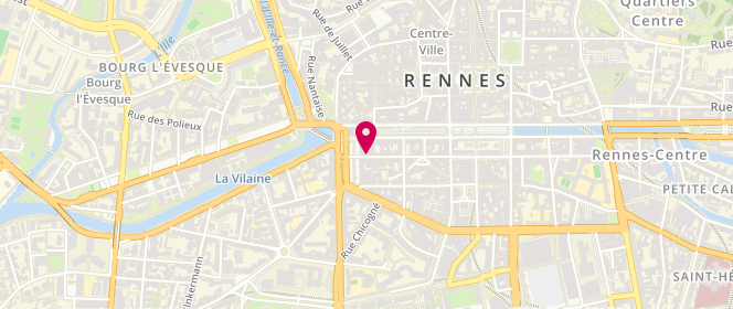 Plan de Au Bon Croissant Beurre, 24 Rue de la Chalotais, 35000 Rennes