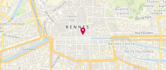 Plan de Brioche Dorée, 2 Rue d'Orléans, 35000 Rennes
