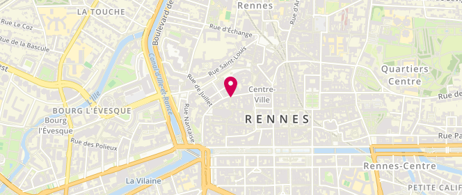 Plan de Augustin, 11 Rue de la Monnaie, 35000 Rennes