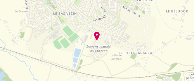 Plan de Le Fournil Vezinois, 2 Rue du Domaine, 35132 Vezin-le-Coquet
