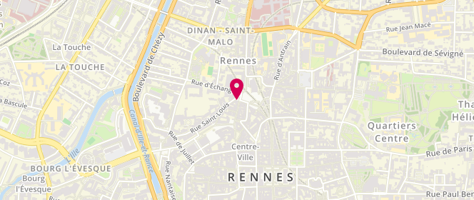Plan de Fournil de Pierre, 23 Rue Saint-Michel, 35000 Rennes