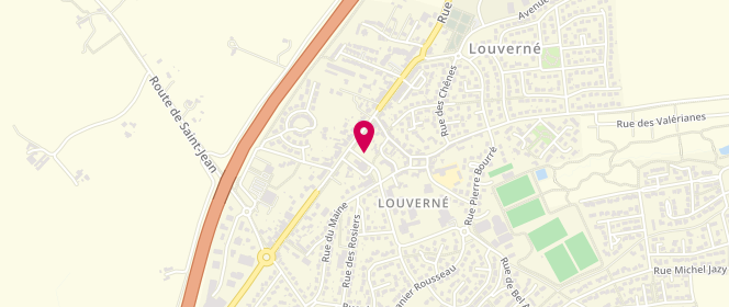 Plan de La Boulang' de Paulette, 12 place Saint-Martin, 53950 Louverné