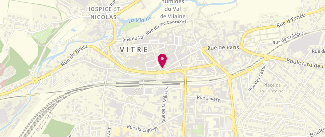 Plan de La Mie Câline, 23 Rue Garengeot, 35500 Vitré
