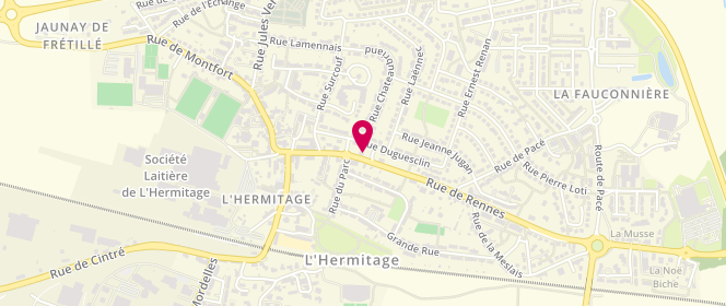 Plan de Maison Thomasset, 17 Rue de Rennes, 35590 L'Hermitage
