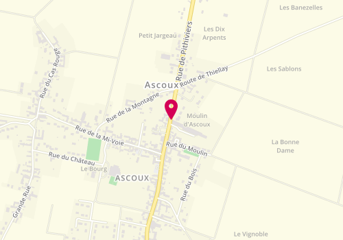 Plan de La Miche Gourmande, 12 Route Pithiviers, 45300 Ascoux
