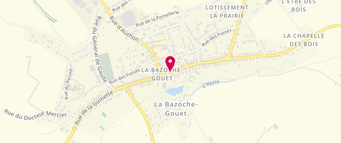 Plan de Boulangerie rouffort, 8 Rue du Général Leclerc, 28330 La Bazoche-Gouet