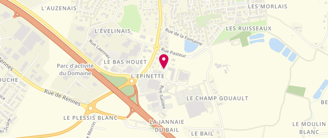 Plan de Boulangerie / Pâtisserie - DRIVE - BETHUEL, Zone Artisanale du Bail Ii
12 Rue Pasteur, 35137 Pleumeleuc
