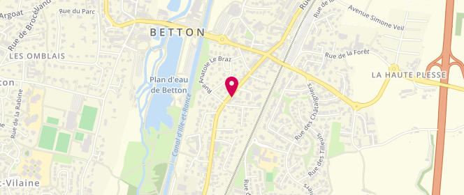Plan de Boulangerie le Diodic, 21 Bis Rue de Rennes, 35830 Betton