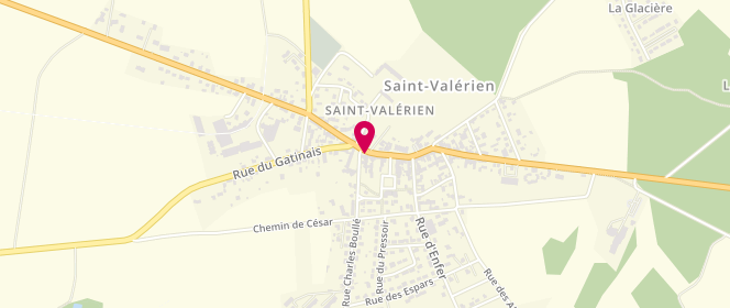 Plan de THIERRY Anaïs, 49 Rue de la République, 89150 Saint-Valérien