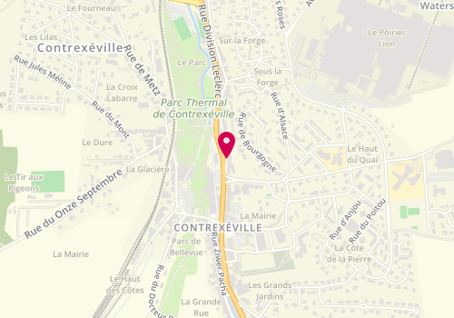 Plan de Thiriet Gérard, 42 Rue du Dr Thouvenel, 88140 Contrexéville