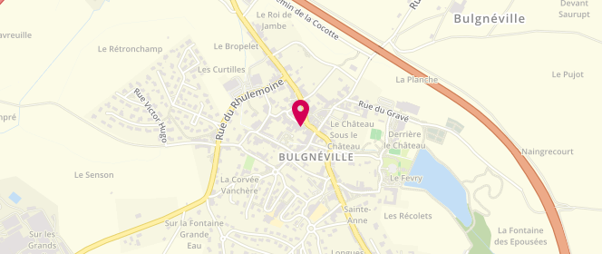 Plan de Boulangerie Destrigneville, 55 place Henri Guillemaut, 88140 Bulgnéville